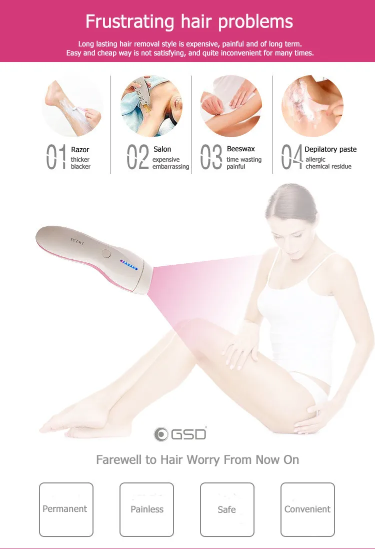 Deess Laser Hair Removal Home Professional Laser Hair Removal