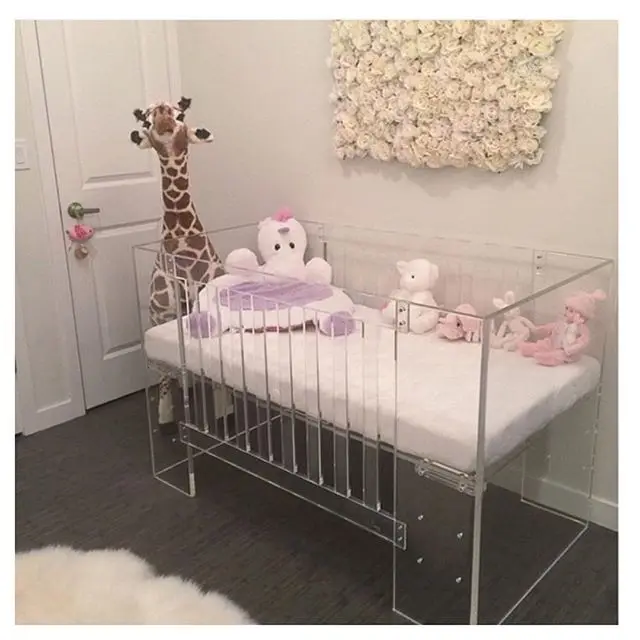 acrylic cot bed