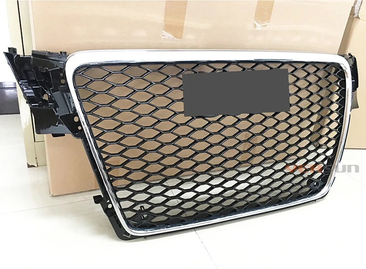 Modification B8 RS4 front grille without logo for Audi A4
