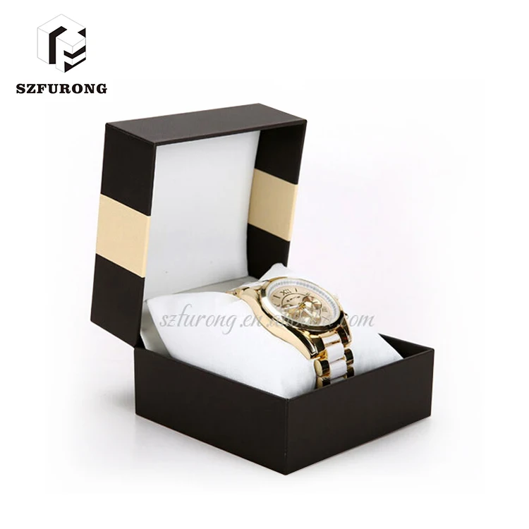 Good Price Custom Velvet Pillow Paper Watch Box/ Paper Watch Case Buy