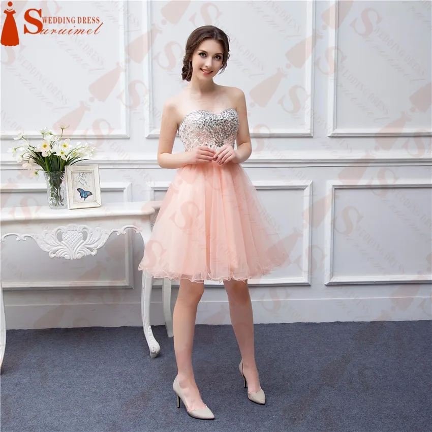 Wedding Dresses with Color Short
