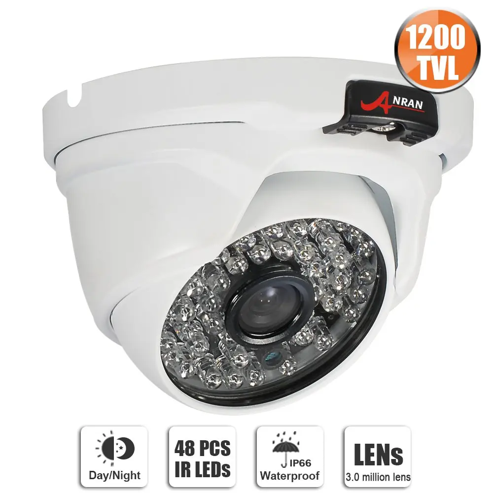 Buy Anran 1200tvl CCTV Dome Surveillance Camera Sony Cmos Sensor High