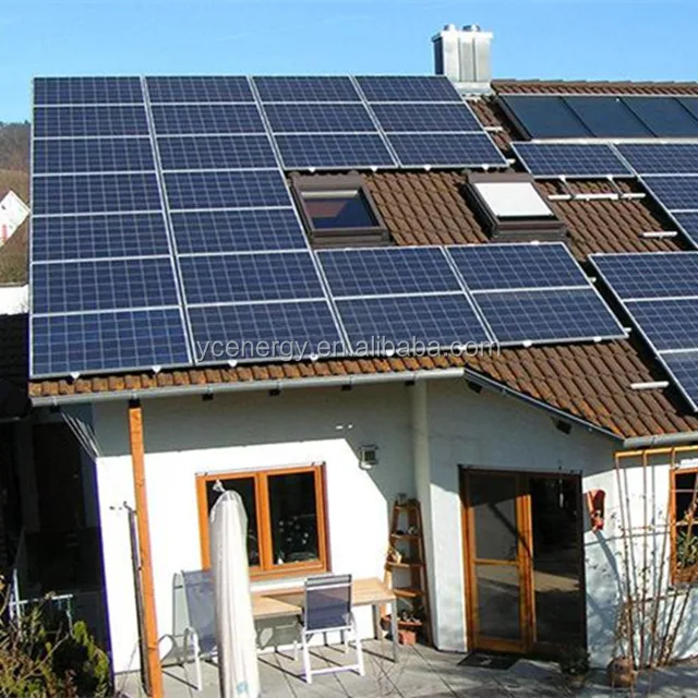 Household Off Grid Solar Panel System/ Utility Grid Connected Solar Power System  5KW 10KW 15kw 20kw Solar Production Equipment