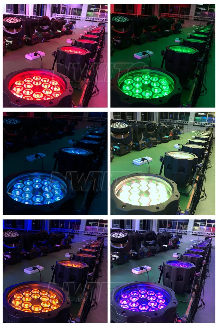 Factory price 18x18w rgbwa uv 6in1 ip65 outdoor waterproof led par light