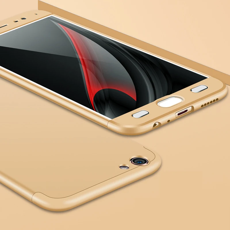 2018 hot sell 360 cover Removable 3in1 Hard PC Shield Back Cover Case for Vivo Y67 phone cases