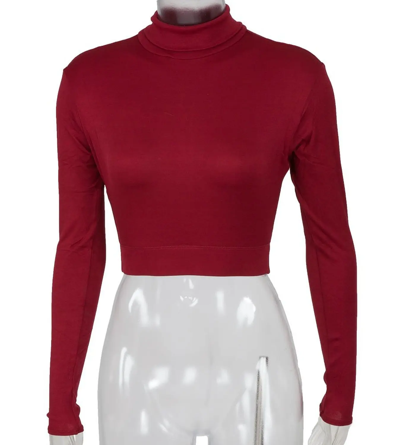 maroon long sleeve turtleneck