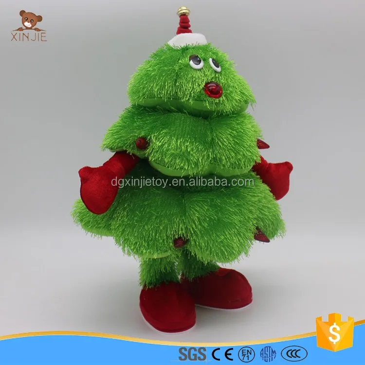 singing plush christmas tree