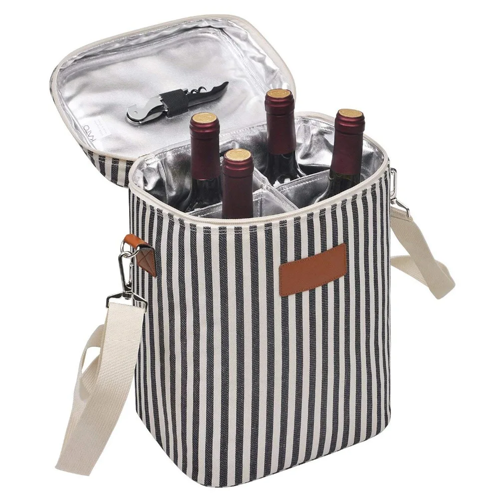 insulated wine bag carrier