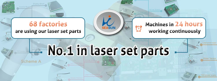 Full set diode 808nm/755nm/1064nm three wavelength diode laser beauty hair remover machine for assemble by customers DIY