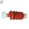 High voltage electrical station post insulator for composite and durable material