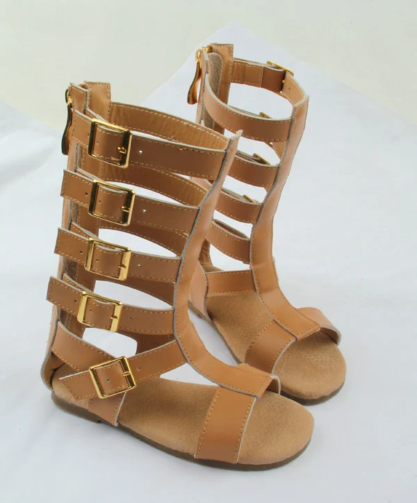 children's knee high gladiator sandals