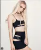 2019 New Top Selling Ladies Garment With Buckles Sleeveless Tops And Shorts Slim Sexy Hollow Out Casual Sets For Women