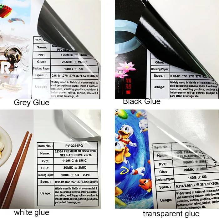 Waterproof Matt Glossy Pvc Cast Vinyl Printable Inkjet Self Adhesive