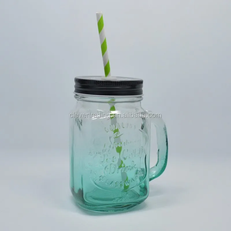 12oz to 20oz Single Wall Wholesale Plastic Mason Jar for Hot Drinks with Aluminium Lid