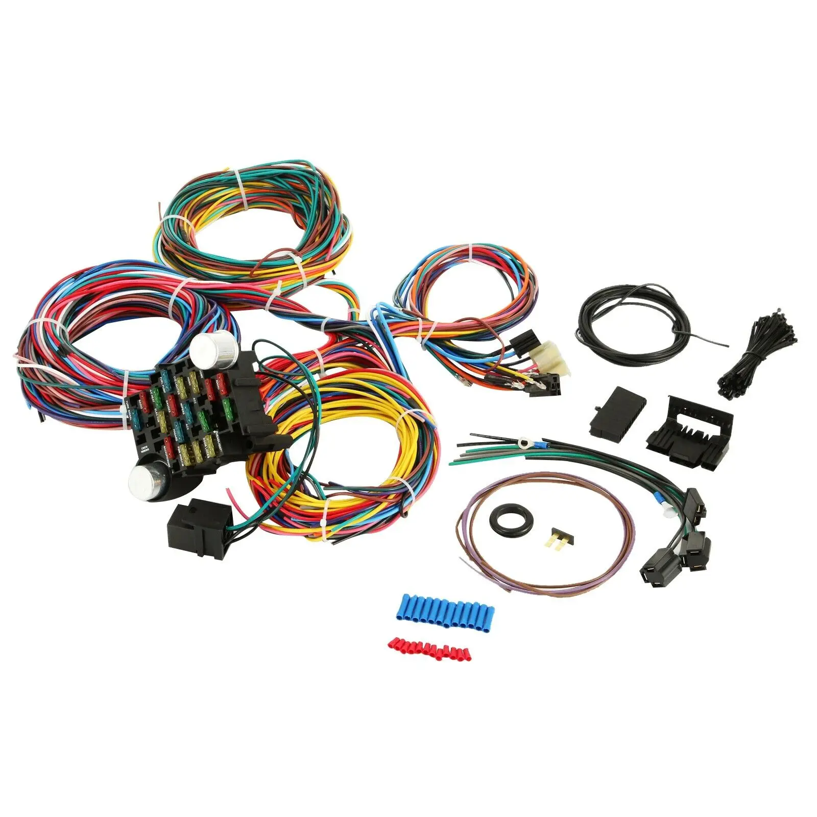 Fuse Box Kit 18 Circuit Wiring Harness - Buy Auto Chassis Wiring