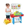 Top Selling Pretend Toys Mini Supermarket Shelf Cash Register Toy With Music And Light