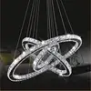 Factory Price LED Hangng Light Ceiling Pendant Light Glass Chandelier Krystal Pendant White and Warm White Dimmable