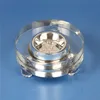 Wholesale crystal LED light base with 3d laser crystal cube