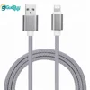 2 in1 Super Strong Leather Micro 8pin USB Cable for iPhone Android Phones