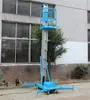 four pillar aluminum alloy elevators aerial man lift electrical man lift hydraulic ladder lift mast climbing work tilt back per