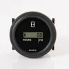Round LCD Digital Engine Hour Meter Quartz Gauge 12V 24V 36V 48V 4.5-90V DC for Motorcycle Car ATV Moto