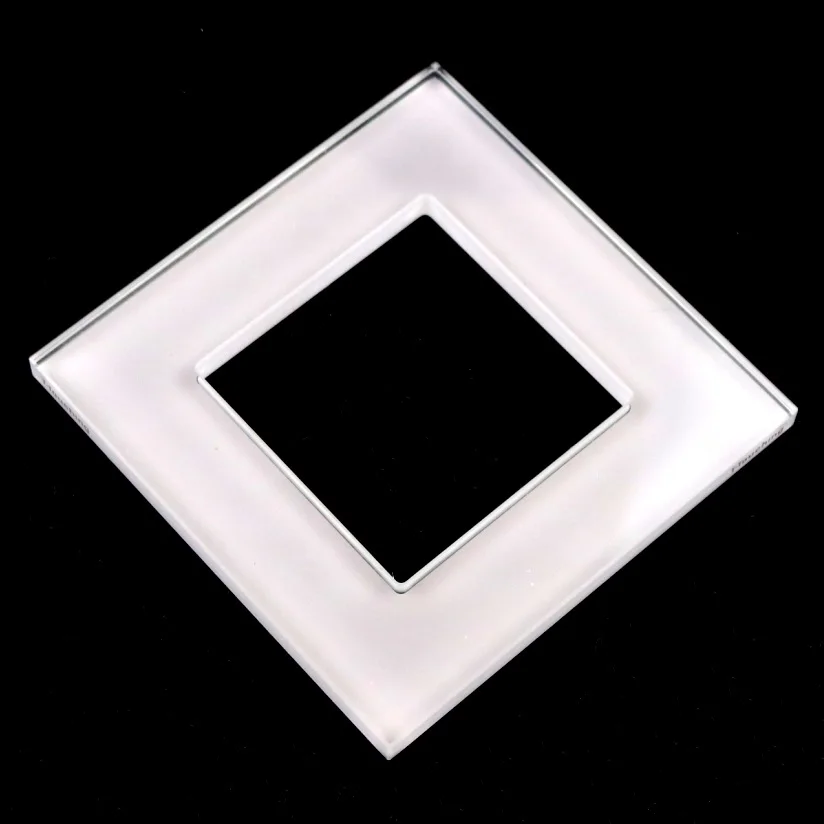 High Quality Tempered Glass Panels for Wall Sockets Light Lowes Switch Plates Glass Frame