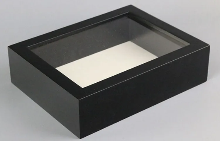 Marcos Únicos De Caja De Sombra Negra Hechos A Mano Mdf - Buy Marcos De