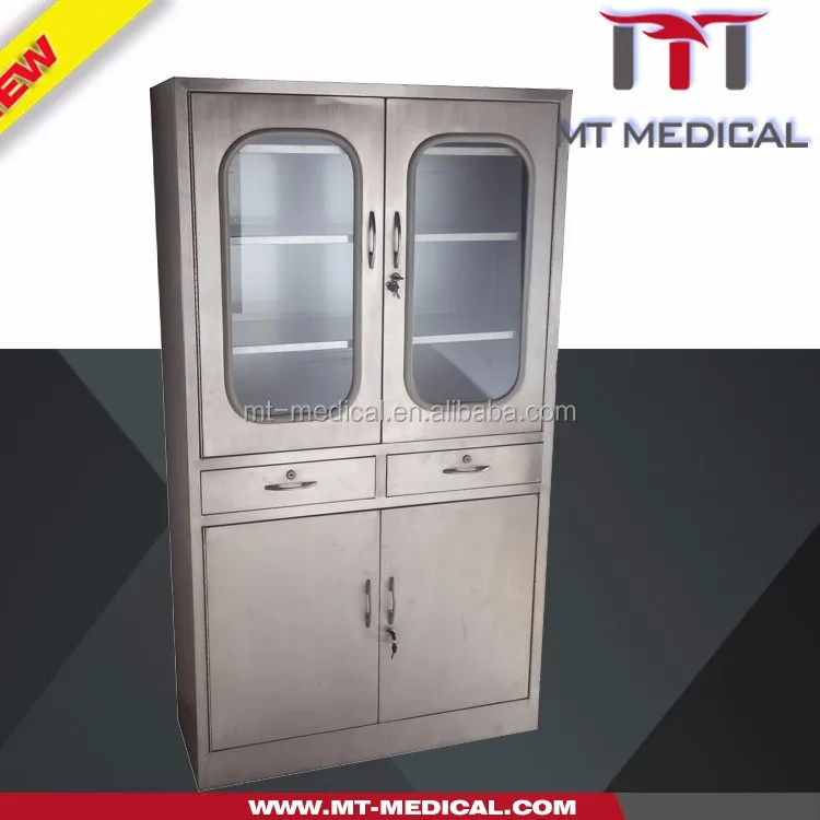 High quality stainless steel medicine cabinet medical instrument cabinet