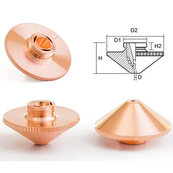Startnow Fiber Laser Nozzle Single Layer High Speed Double Layer Nozzles For Precitec Sp Hans Cutting Machine Parts Laser Nozzle O D 28mm Caliber 1 2 1 5 1 8 2 0mm Pre Sp S 10pcs Calibre 1 8mm