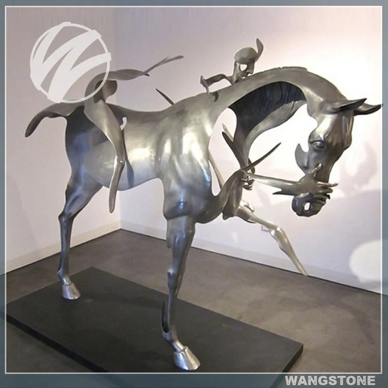 Silver Horse Statue For Sale