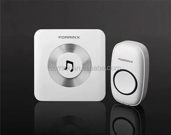 Forrinx Wireless Door Bell Doorbell Alarm Button Remote Sound