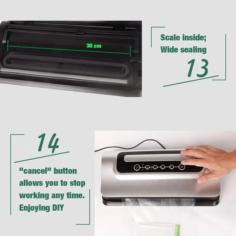 Seamaid Home Food Juice Keeper Jar Vacuum Sealer For Sous Vide Cooking Mini Portable Home