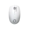 USB Custom logo 3 buttons simple longlife battery thin white mac feel computer optical wireless rechargeable mouse