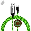 Hot Sale Glowing Micro USB Data Cable EL LED Light Up Usb Charger Cables for Samsung galaxy S6
