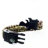 newest style Outdoor Survival Bracelet with Compass led light High Quality camping wristbands