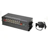 1 Pair Single Mode Single Fiber Desktop 16 Channel Video Optical Converter