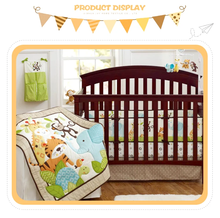 High Quality Multi-Color Baby Bedding Set 100% Organic Cotton