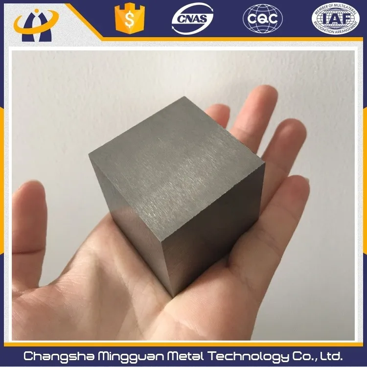 High Density Densimet Heavy Metal Tungsten Alloy Crankshaft Balancing