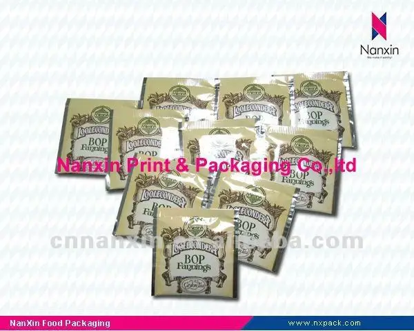 printed plastic tea small sachet bag package