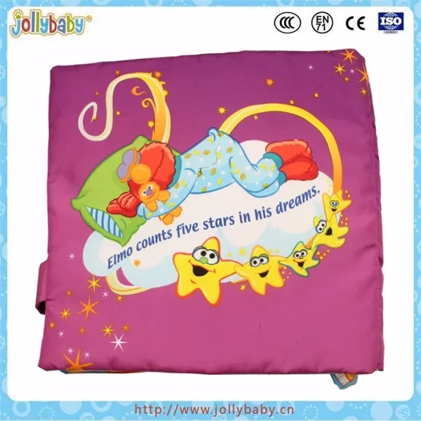 Multi-functional early education cloth book, kids's soft fabric educational cloth book