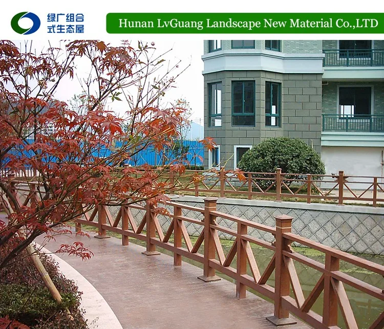 low price all kinds of fencing with wpc manufacture