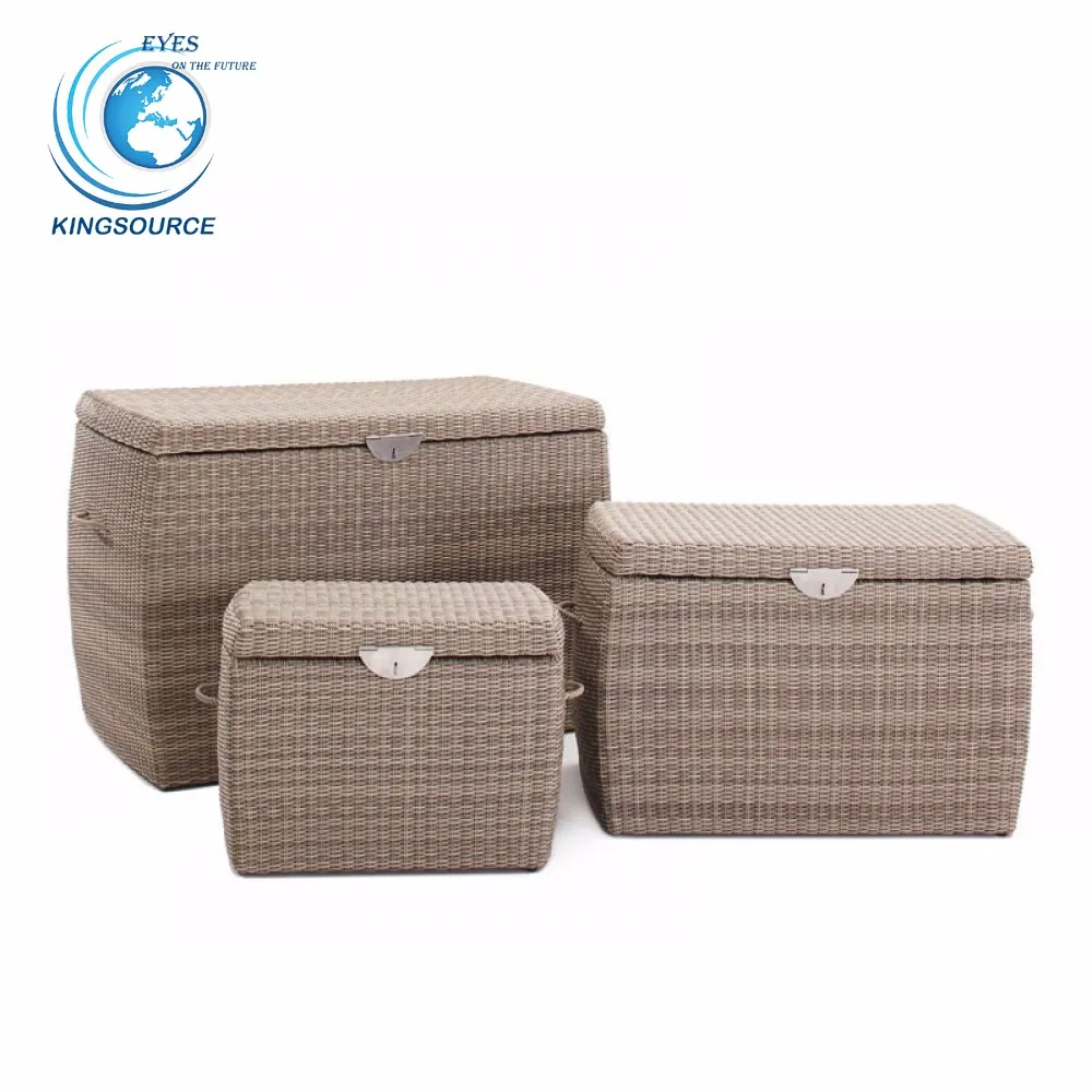 Durable Waterproof Rattan Garden Cushion Storage Box - Buy Rattan