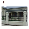 residential ornamental European garden wrought modern iron fences villas IGZ-017
