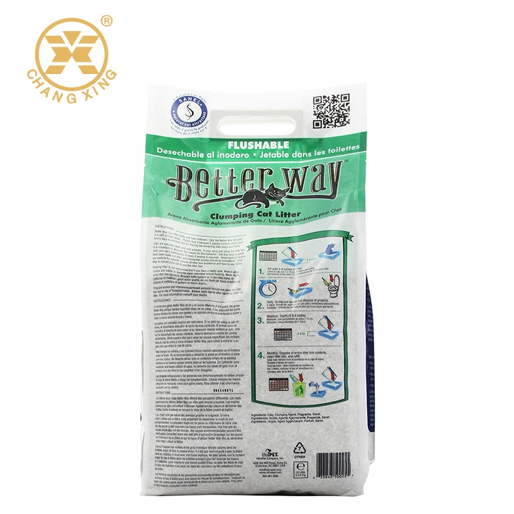 Moisture Proof 12lb Pet Food Bag/5kg Plastic Cat Litter Packaging Bag