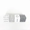 2019 New design wooden table block creative calendar