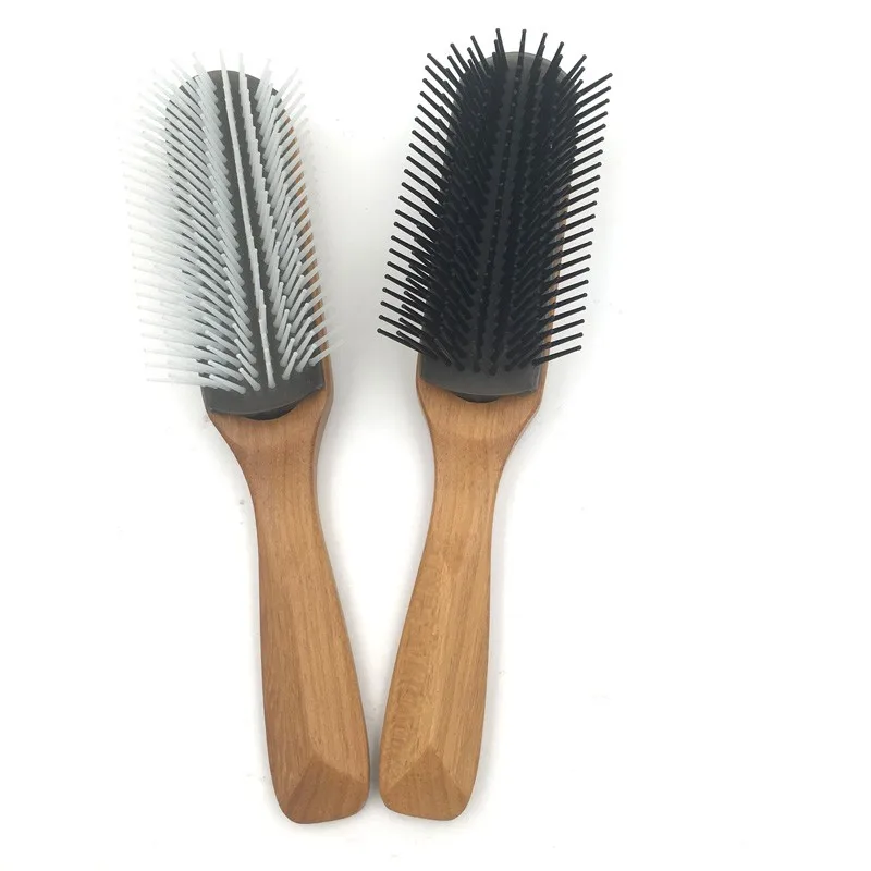 Wholesale Wooden Denman Tek Hair Brush 9 Rows Ingrown Hair Brush For Men Buy Hair Brush Tek