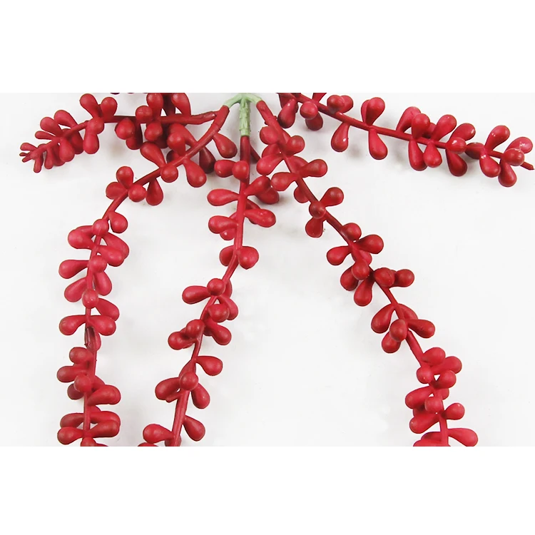 Artificial Succulent Plants Hanging Pearls Plant String Of Pearls 20 Inch Flake Hanging