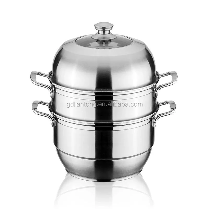 Wholesale High Quality Stainless Steel Cooking Steamer Pot With Visible