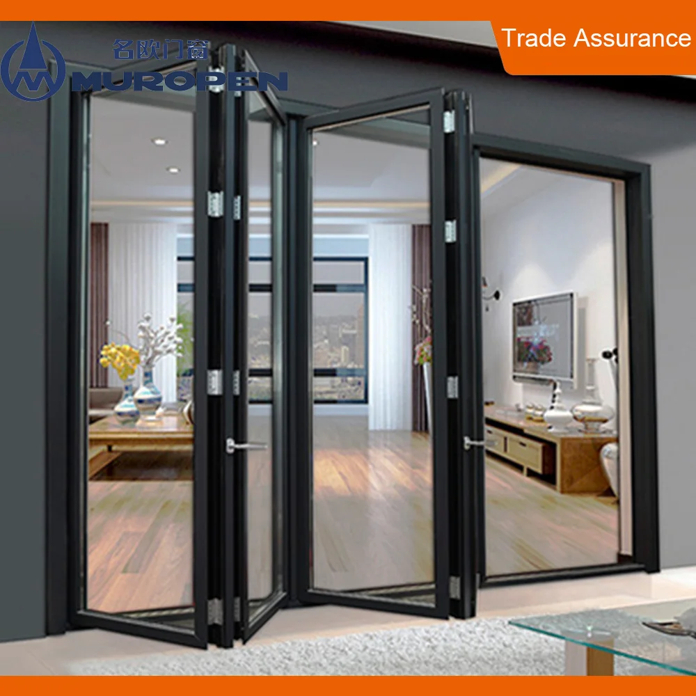 Wholesale Cheap Price tempered glass bi-folding doors