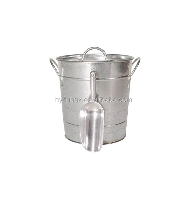ice bucket with lid and scoop